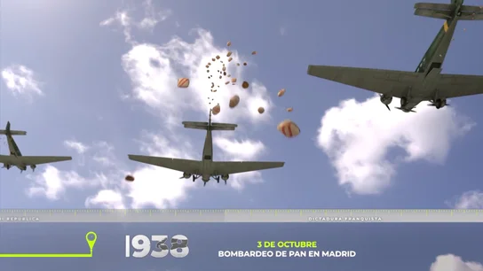 Cuando los franquistas bombardearon en la Guerra Civil con pan envuelto en propaganda: "Madrileños, este es el pan de Franco" Cuando los franquistas bombardearon en la Guerra Civil con pan envuelto en propaganda: "Madrileños, este es el pan de Franco"