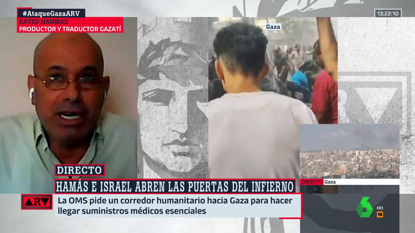 El testimonio de Kayed Hammad desde Gaza: "Estoy encerrado en mi casa, no hay luz" El testimonio de Kayed Hammad desde Gaza: "Estoy encerrado en mi casa, no hay luz"