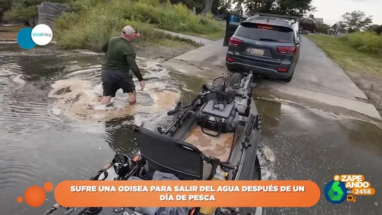 La odisea de un hombre para salir del agua tras un día de pesca: "Un poco más y acaba a la deriva" La odisea de un hombre para salir del agua tras un día de pesca: "Un poco más y acaba a la deriva"