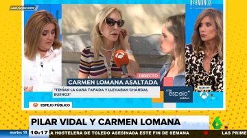 El tenso enfrentamiento entre Carmen Lomana y Pilar Vidal en pleno directo: "¿Me estás amenazando?"