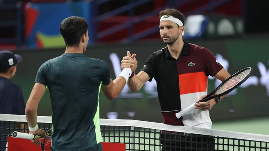 Carlos Alcaraz y Grigor Dimitrov Carlos Alcaraz y Grigor Dimitrov