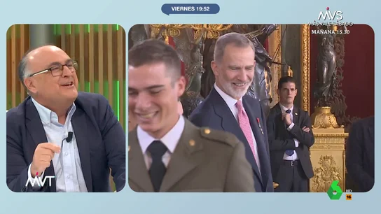 ¿A qué cadete mira Leonor en el besamanos? El claro veredicto de un experto en comunicación no verbal: "Sin lugar a dudas" ¿A qué cadete mira Leonor en el besamanos? El claro veredicto de un experto en comunicación no verbal: "Sin lugar a dudas"