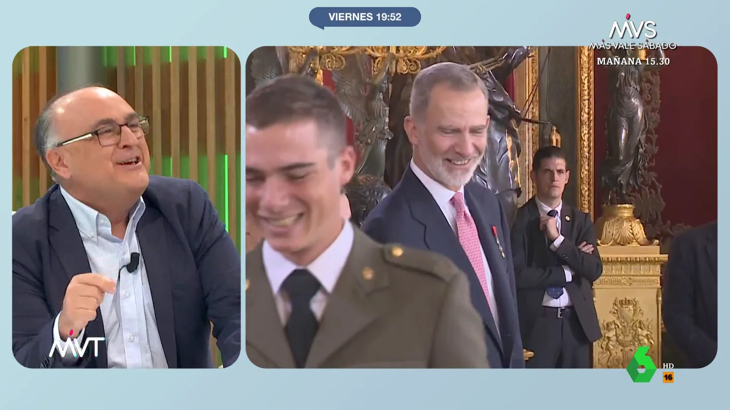 ¿A qué cadete mira Leonor en el besamanos? El claro veredicto de un experto en comunicación no verbal: "Sin lugar a dudas" ¿A qué cadete mira Leonor en el besamanos? El claro veredicto de un experto en comunicación no verbal: "Sin lugar a dudas"