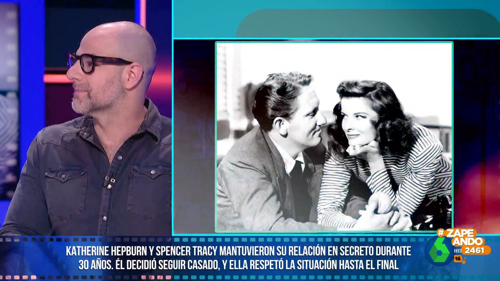 Alberto Rey, sobre por qué Katharine Hepburn y Spencer Tracy escondieron su amor 30 años: "Les habrían machacado por adúlteros"