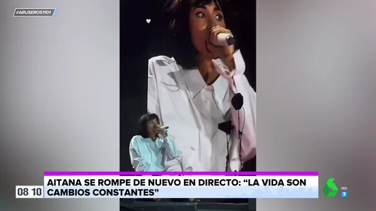 Aitana se emociona tras volver a bailar sus sensuales coreografías en Barcelona: "La vida son cambios" Aitana se emociona tras volver a bailar sus sensuales coreografías en Barcelona: "La vida son cambios"