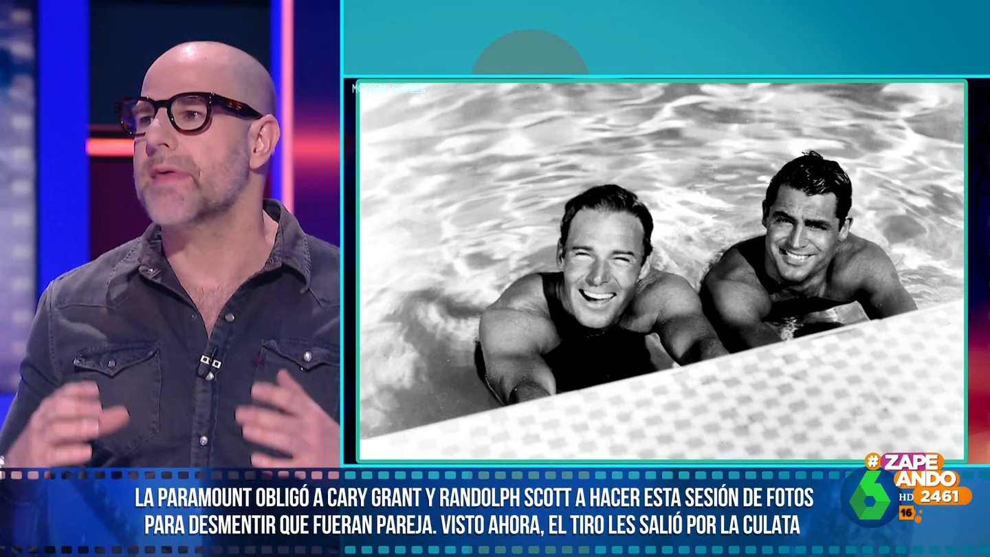 Alberto Rey analiza la sesión de fotos de Cary Grant y Randolph Scott que Hollywood utilizó para desmentir su homosexualidad Alberto Rey analiza la sesión de fotos de Cary Grant y Randolph Scott que Hollywood utilizó para desmentir su homosexualidad