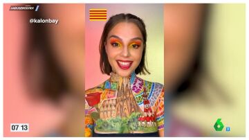 El increíble vídeo viral de una chica que se pinta en el cuerpo con símbolos de cada comunidad autónoma