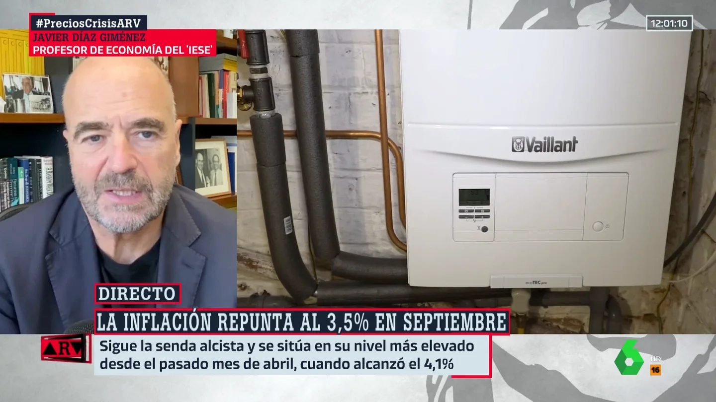 El experto en Economía Javier Díaz, sobre el conflicto en Oriente Medio: "Aleja el escenario de bajadas de tipo de interés" El experto en Economía Javier Giménez, sobre el conflicto en Oriente Medio: "Aleja el escenario de bajadas de tipo de interés"