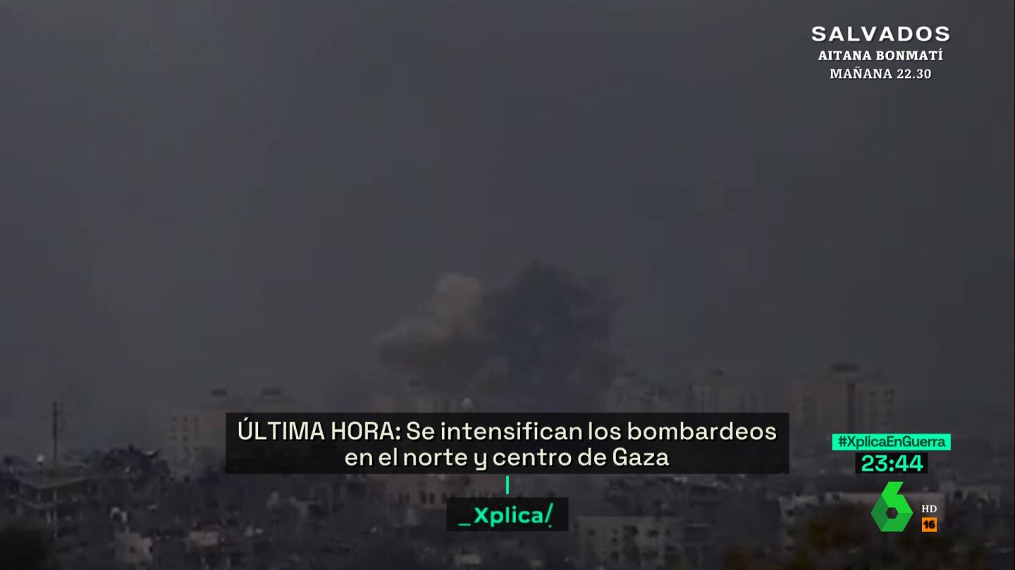 Se intensifican los bombardeos en el norte y el centro de Gaza