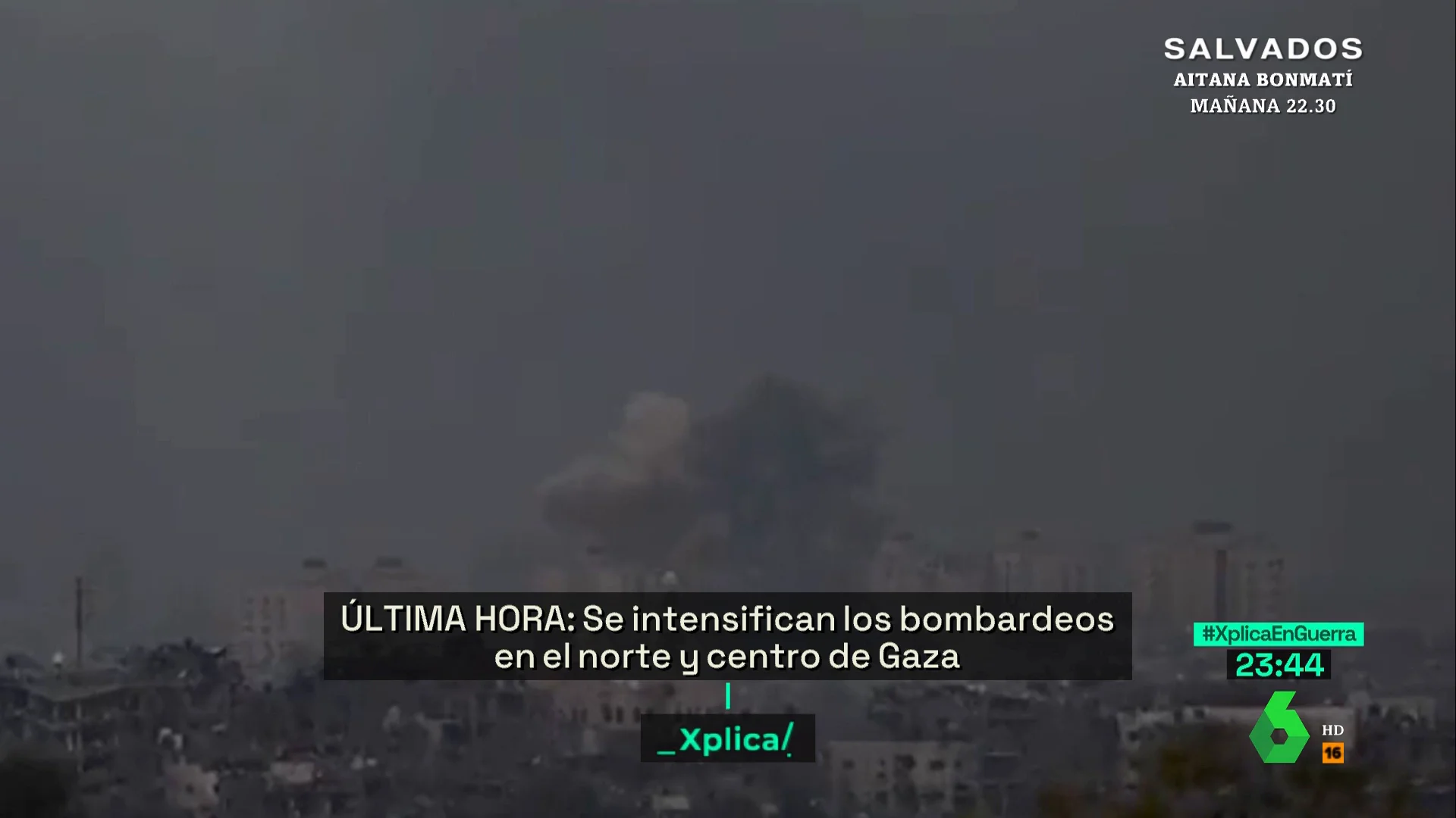 Se intensifican los bombardeos en el norte y el centro de Gaza