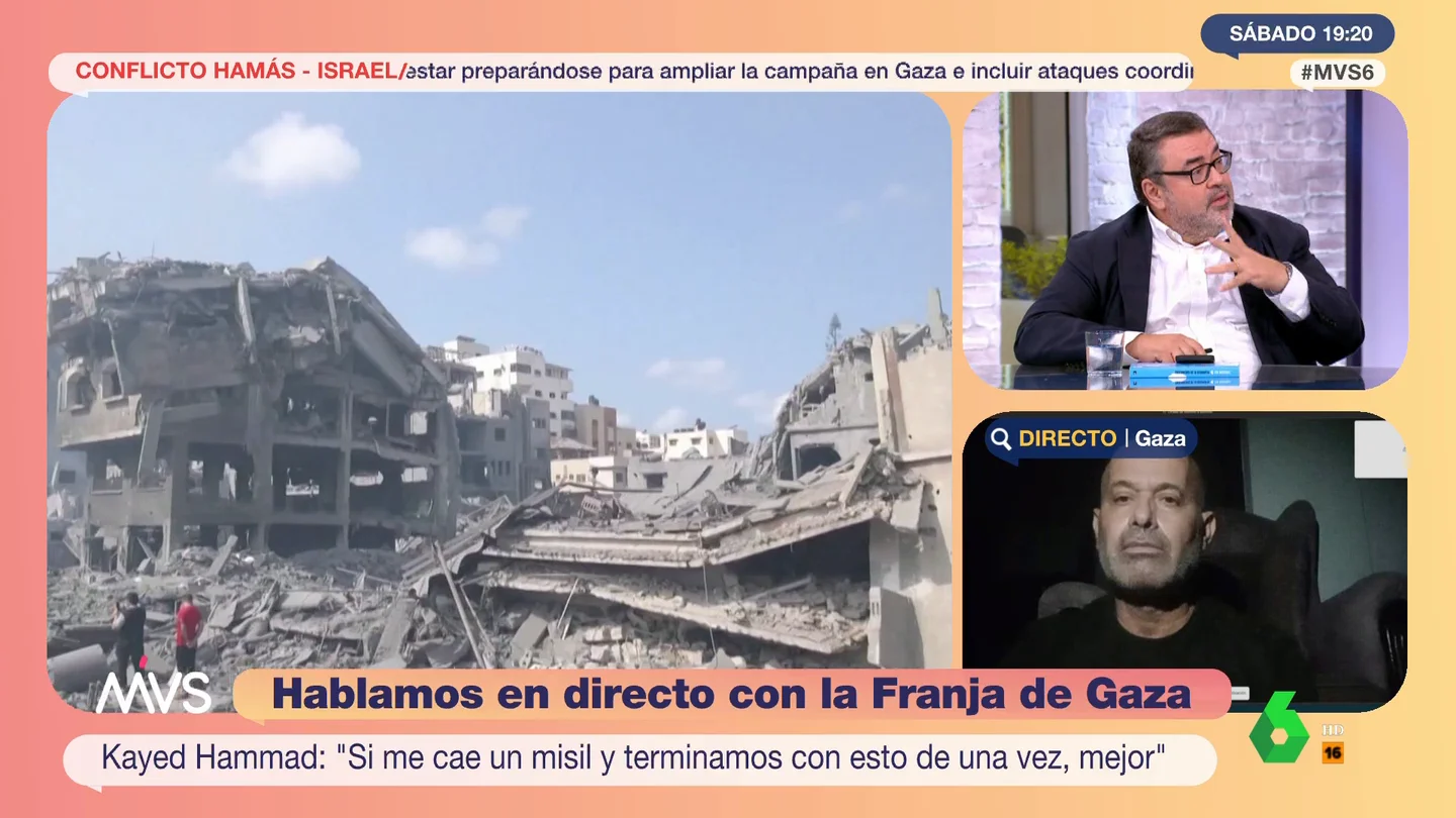Pedro Rodríguez alerta de las consecuencias de la entrada de Irán en la guerra entre Israel y Hamás: "No somos conscientes del riesgo" Pedro Rodríguez alerta de las consecuencias de la entrada de Irán en la guerra entre Israel y Hamás: "No somos conscientes del riesgo"