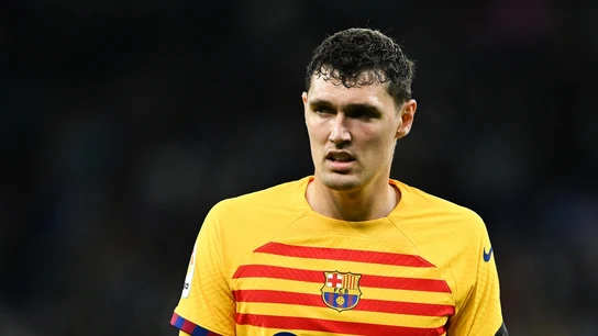Christensen, en un partido con el Barça Christensen, en un partido con el Barça