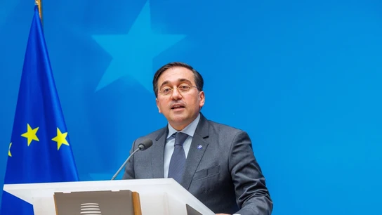 El ministro de Asuntos Exteriores de España, José Manuel Albares, en una fotografía de archivo. Albares dice que no cree que se produzca una crisis entre Marruecos e Israel por Gaza