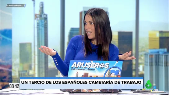"Yo lo que quiero es que me toque la lotería": Patricia Benítez, cuando su jefe le pregunta si quiere cambiar de trabajo "Yo lo que quiero es que me toque la lotería": Patricia Benítez, cuando su jefe le pregunta si quiere cambiar de trabajo