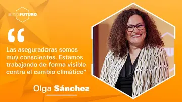 Olga Sánchez (AXA): &quot;Las aseguradoras somos muy conscientes. Estamos trabajando de forma muy visible contra el cambio climático&quot;.