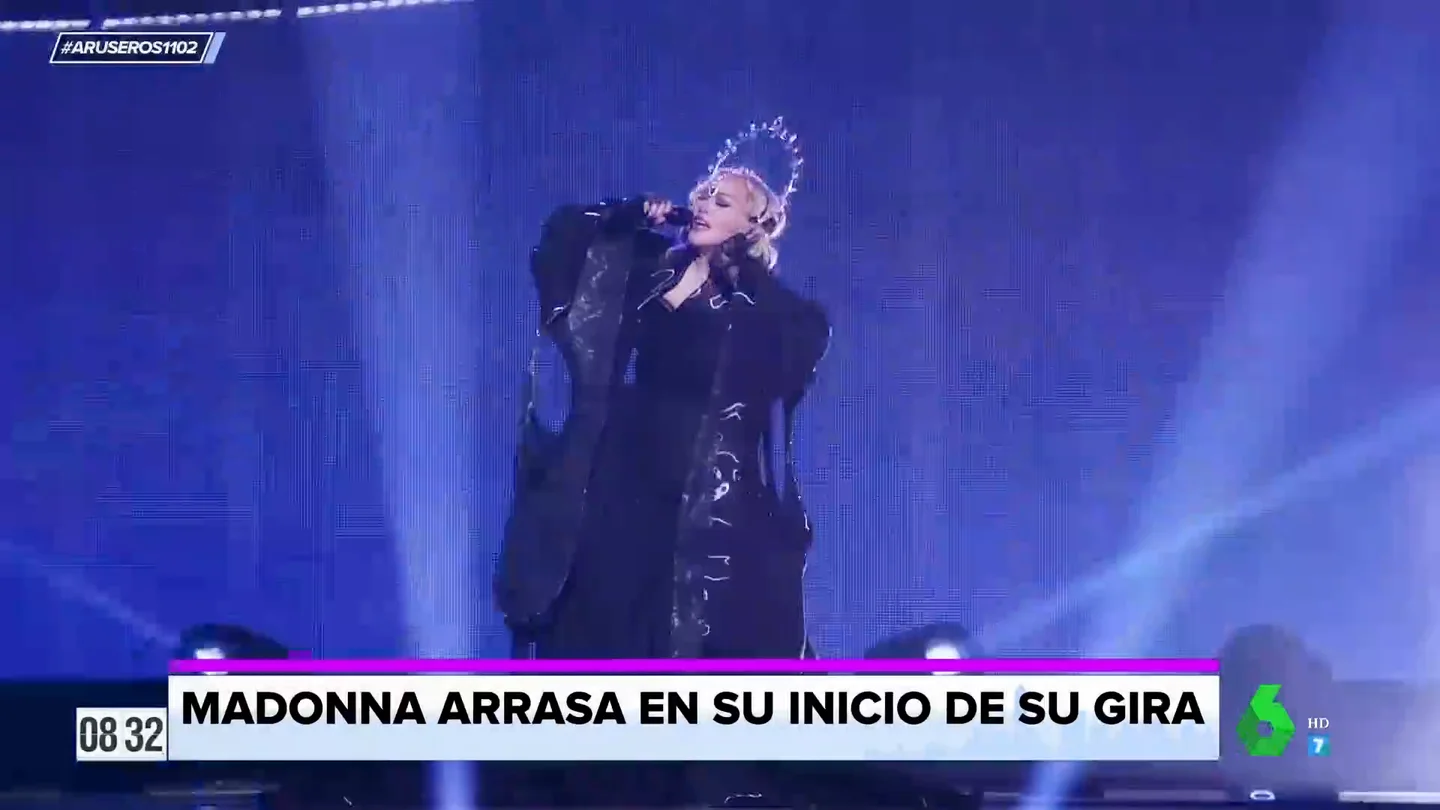 Madonna arrasa en Londres con más de 40 canciones en su espectacular concierto que da inicio a su gira Madonna arrasa en Londres con más de 40 canciones en su espectacular concierto que da inicio a su gira