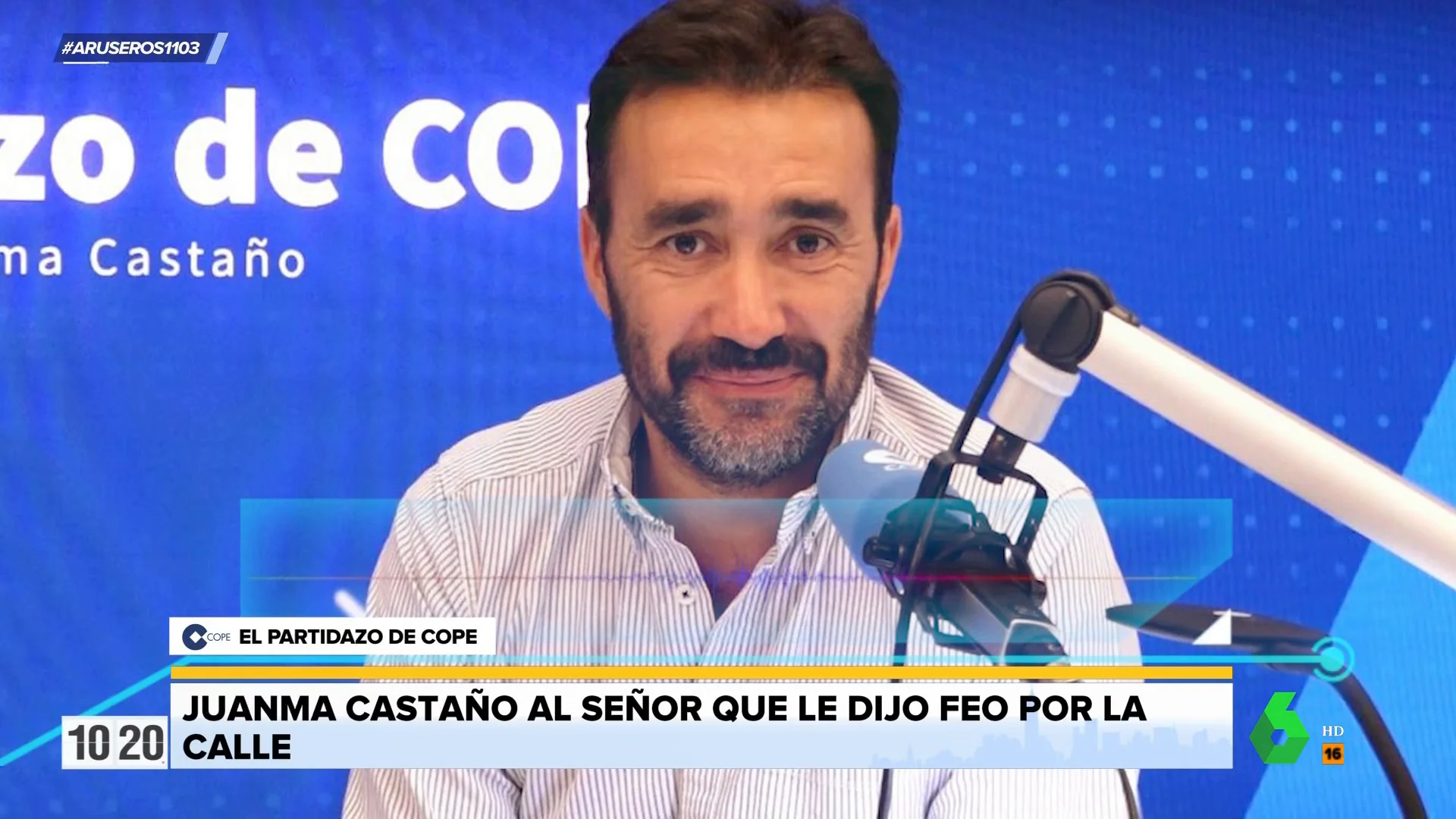 Juanma Castaño se venga a través de la radio del hombre que le llamó feo por la calle