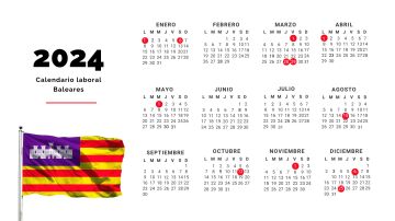 Calendario laboral de Baleares para 2024: días festivos y puentes