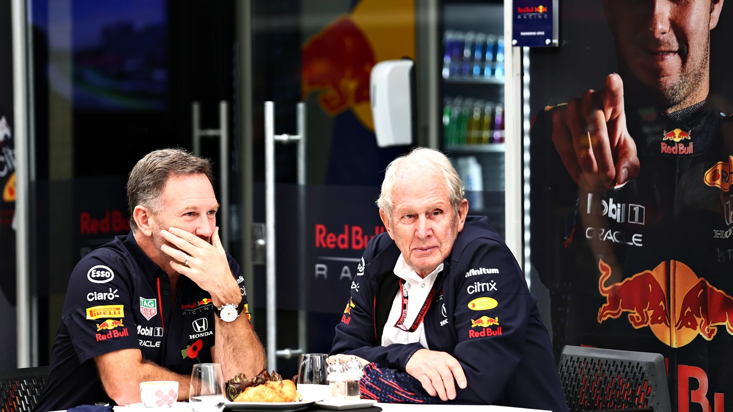 Christian Horner y Helmut Marko Christian Horner y Helmut Marko
