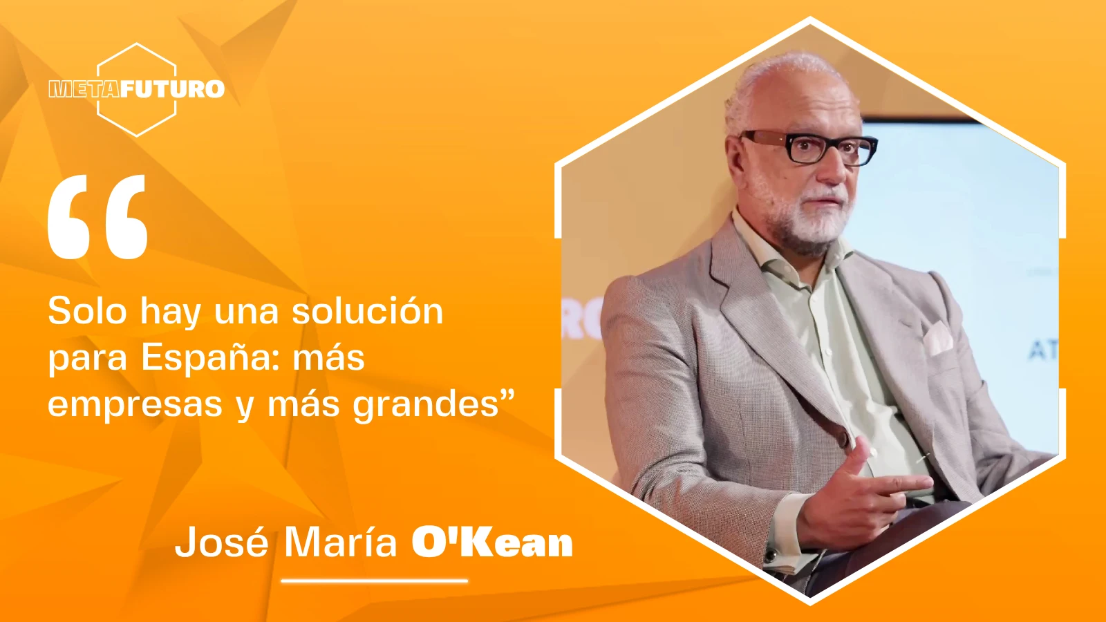 José María O'Kean: "Hemos dejado de ahorrar para mantener nuestro nivel de consumo".