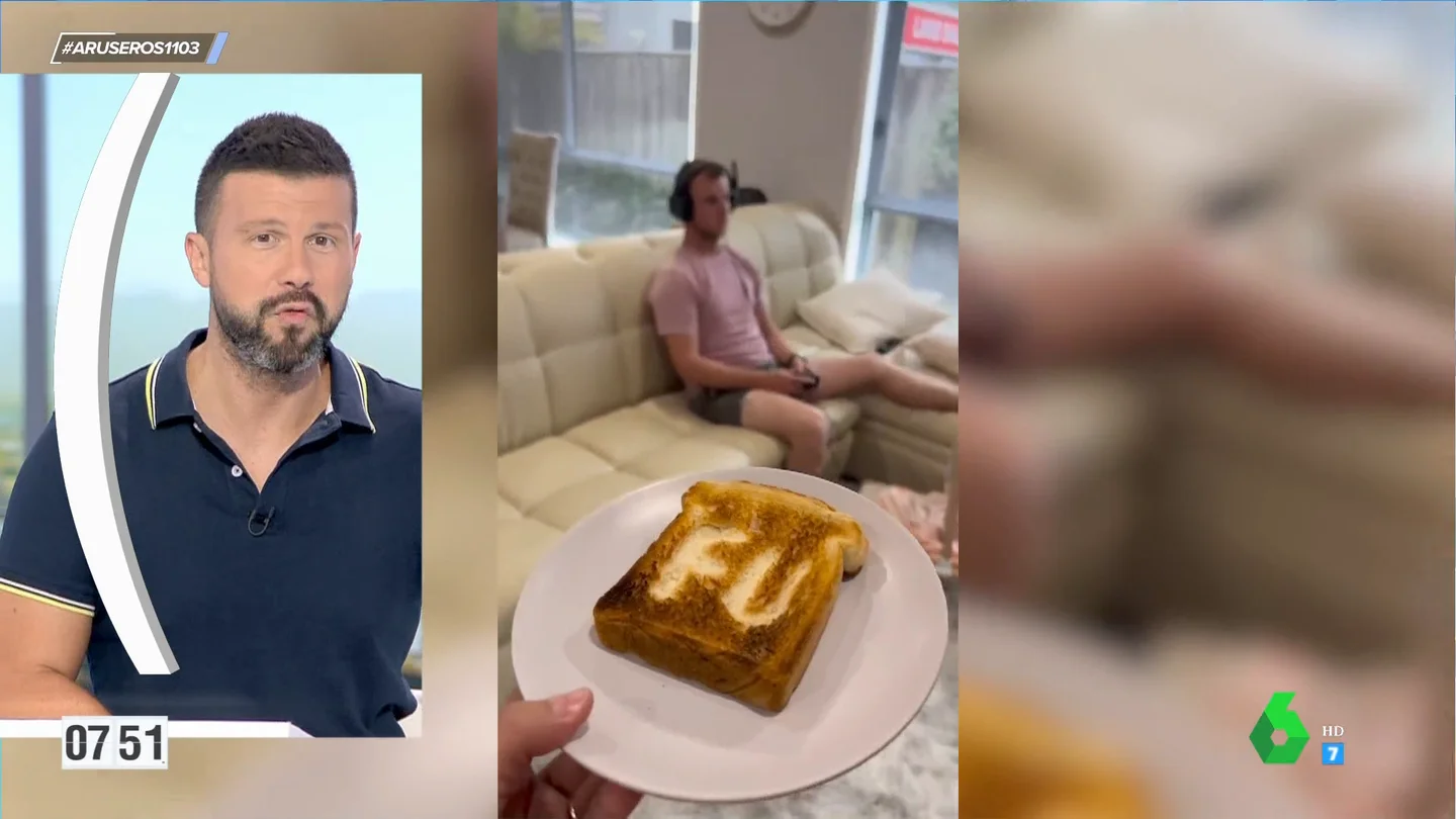 El truco viral sobre cómo escribir en una tostada con la mano y que quede perfecto El truco viral sobre cómo escribir en una tostada con la mano y que quede perfecto