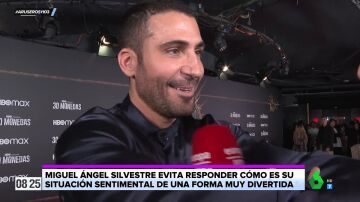 La inesperada reacción de Miguel Ángel Silvestre con un reportero cuando le preguntan por su novia