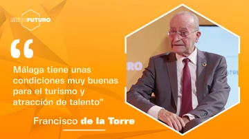 Francisco de la Torre: &quot;Málaga tiene unas condiciones muy buenas para el turismo y atracción de talento&quot;