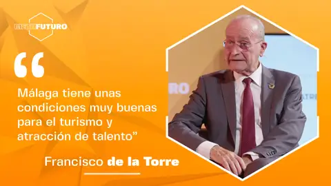 Francisco de la Torre: "Málaga tiene unas condiciones muy buenas para el turismo y atracción de talento"