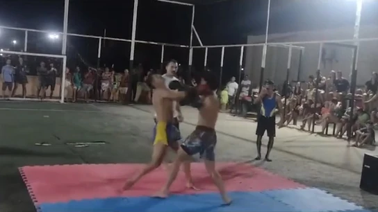 Combate de boxeo en Brasil Combate de boxeo en Brasil