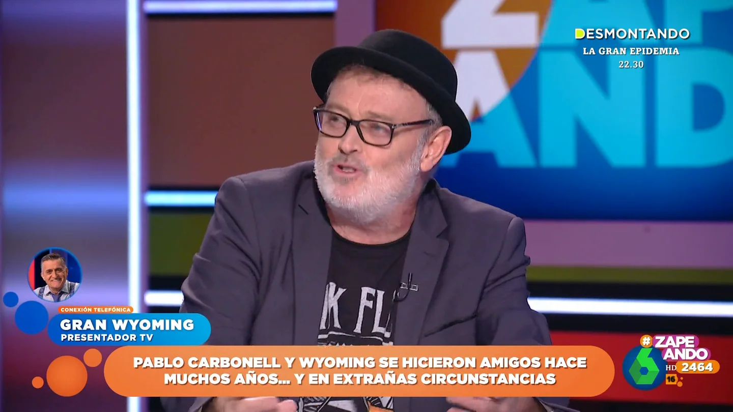 Las 'extrañas circunstancias' en las que se conocieron Pablo Carbonell y el Gran Wyoming Las 'extrañas circunstancias' en las que se conocieron Pablo Carbonell y el Gran Wyoming