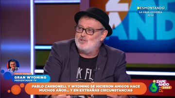 Las 'extrañas circunstancias' en las que se conocieron Pablo Carbonell y el Gran Wyoming