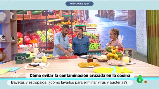 El nutricionista Pablo Ojeda, en Más Vale Tarde. Los consejos de Pablo Ojeda para evitar a contaminación cruzada