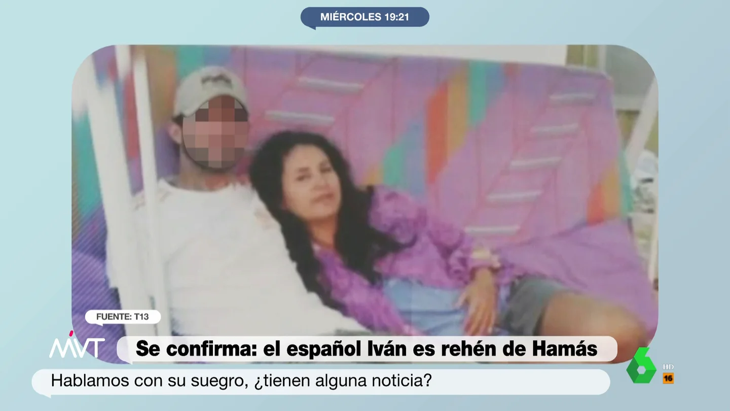 Habla el suegro del español secuestrado por Hamás: "No sabemos en qué condiciones se encuentran" Habla el suegro del español secuestrado por Hamás: "No sabemos en qué condiciones se encuentran"