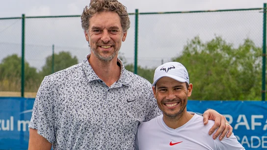 Pau Gasol y Rafa Nadal Pau Gasol y Rafa Nadal