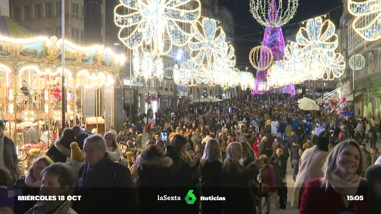 Los detractores de las luces en Vigo exigen más restricciones de ruido: "Es un horror" Los detractores de las luces en Vigo exigen más restricciones de ruido: "Es un horror"