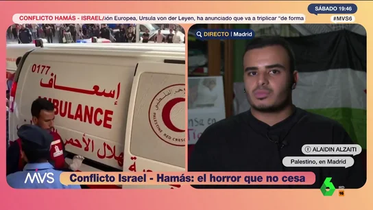 La dura reflexión de un palestino residente en Madrid La dura reflexión de un palestino residente en Madrid: "Por el simple hecho de nacer y vivir allí te matan"