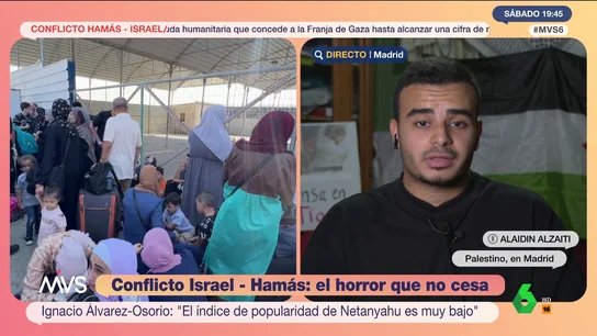 Un palestino residente en Madrid explica por qué su familia no abandona el norte de Gaza Un palestino residente en Madrid explica por qué su familia no abandona el norte de Gaza