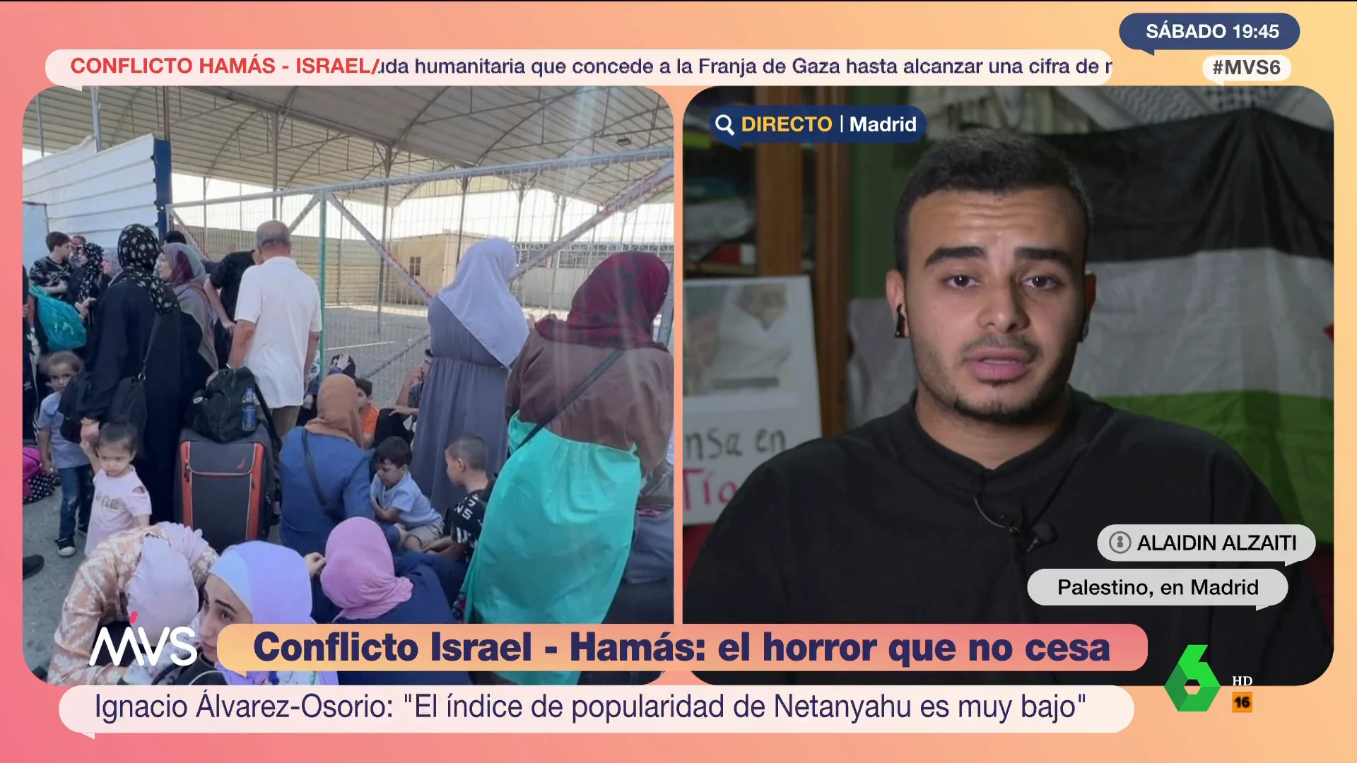 Un palestino residente en Madrid explica por qué su familia no abandona el norte de Gaza