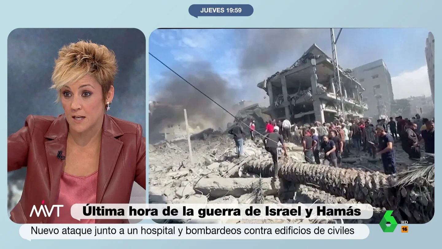 Cristina Pardo, tajante sobre Israel y Hamás: "Deberían tener claro que los civiles valen lo mismo, de un lado y otro" Cristina Pardo, tajante sobre Israel y Hamás: "Deberían tener claro que los civiles valen lo mismo, de un lado y otro"