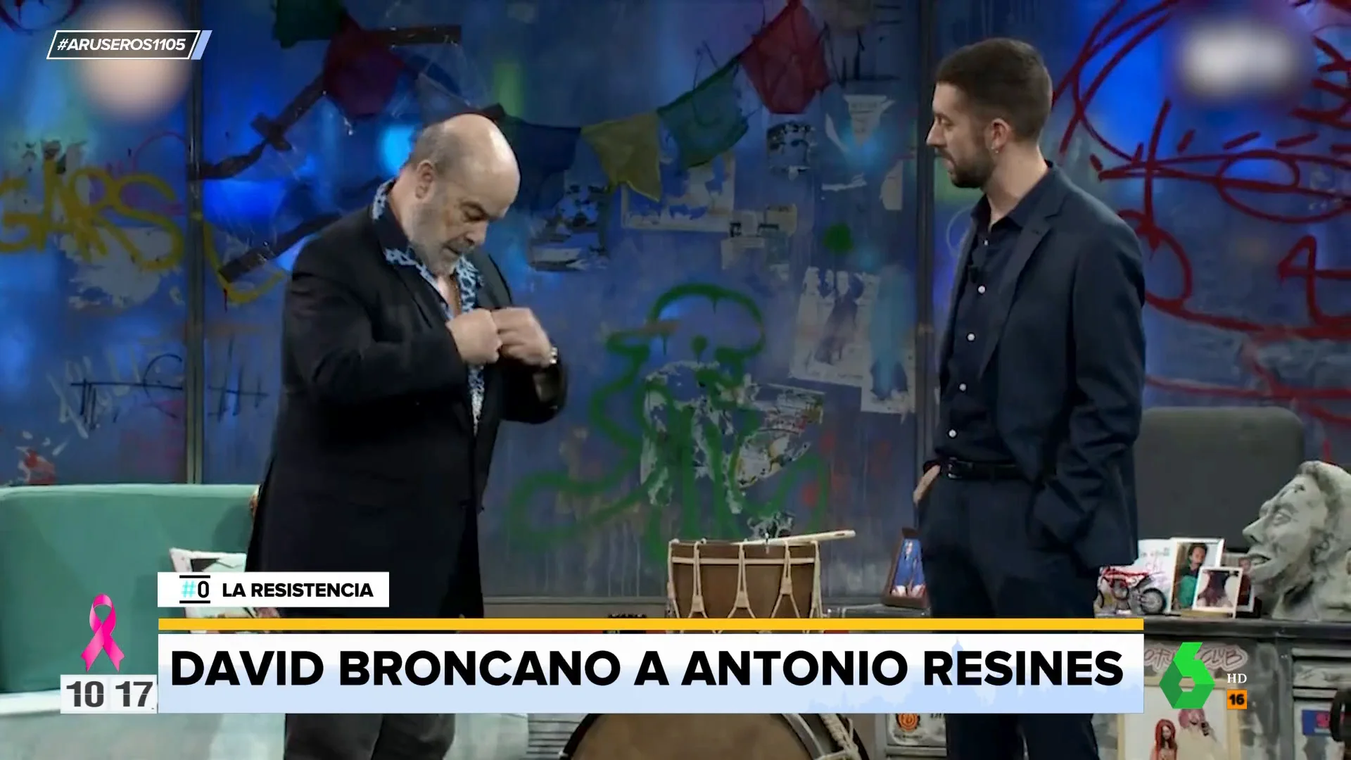 El sensacional duelo de zascas entre David Broncano y Antonio Resines: "Pareces un proxeneta de Castellón"