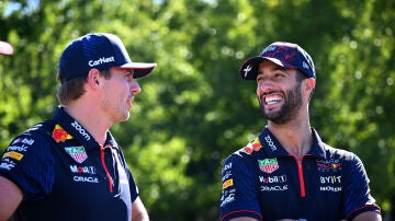 Max Verstappen y Daniel Ricciardo