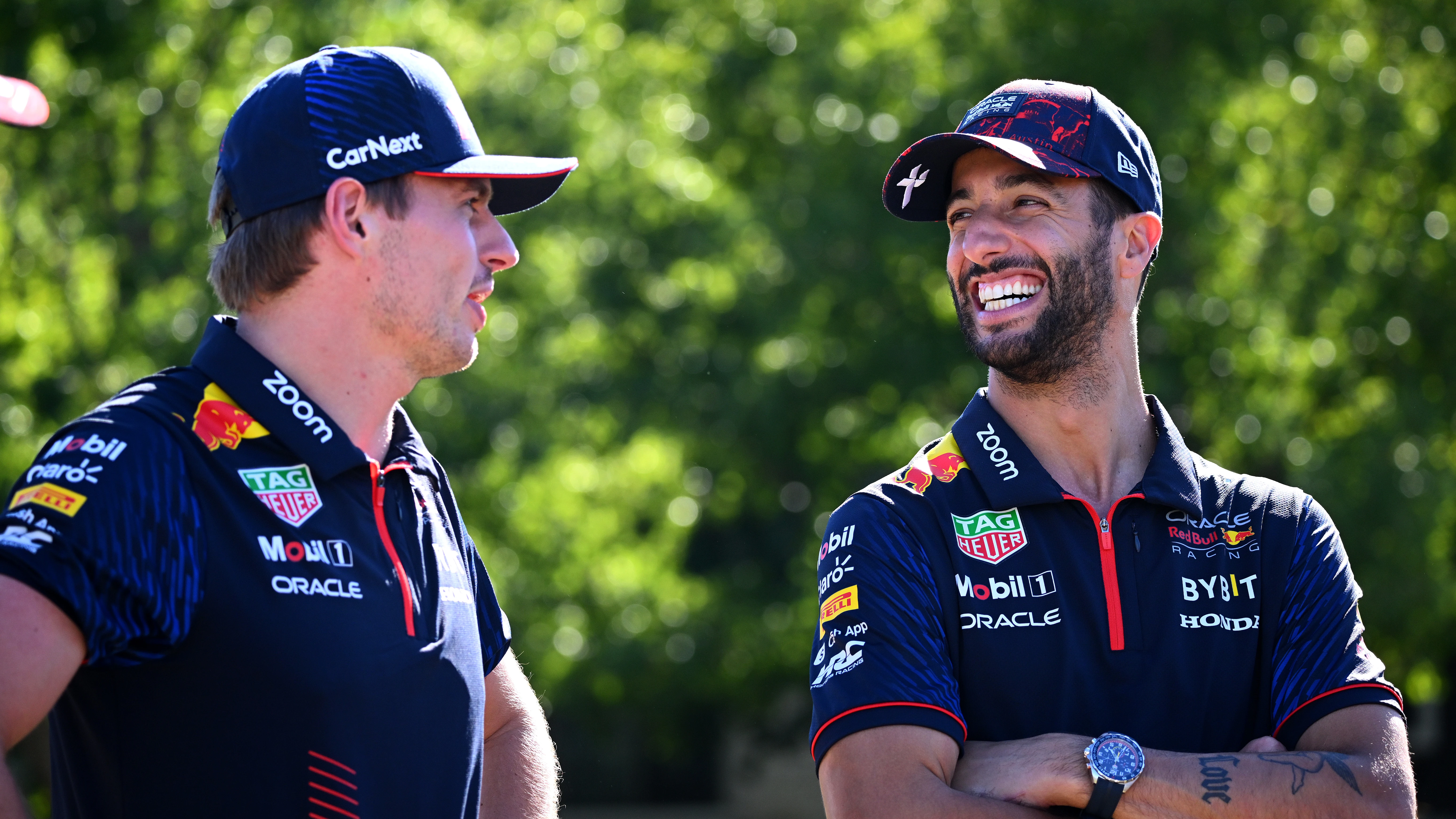 Max Verstappen y Daniel Ricciardo