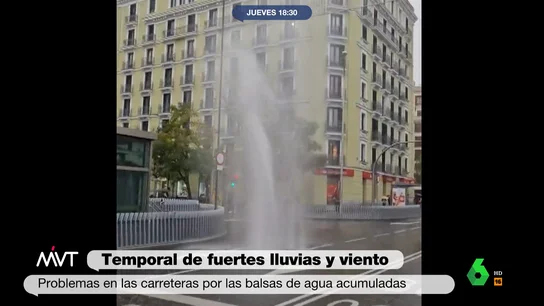 Temporal y fuertes lluvias en Madrid Temporal y fuertes lluvias en Madrid