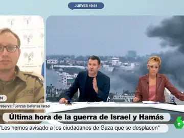 El reproche de Iñaki López al portavoz del ejército israelí: &quot;Está justificando un castigo colectivo contra 2,5 millones de almas&quot;