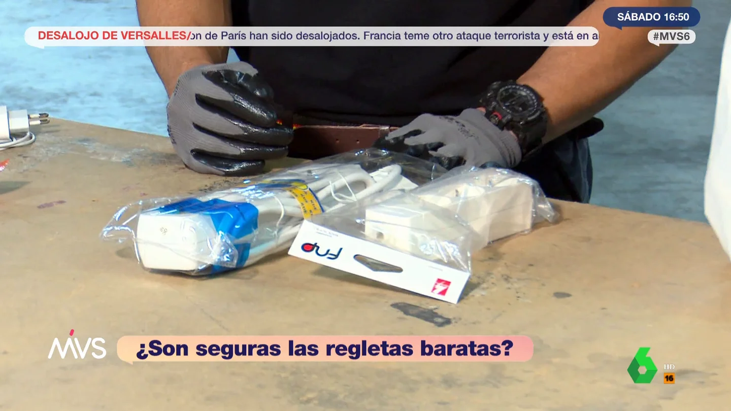 Un experto advierte sobre la peligrosidad de las regletas de baja calidad Un experto advierte sobre la peligrosidad de las regletas de baja calidad