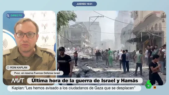 Entrevista a Roni Kaplan, portavoz en reserva de las Fuerzas de Defensa de Israel Entrevista a Roni Kaplan, portavoz en reserva de las Fuerzas de Defensa de Israel
