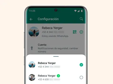 Cambiando de cuenta en WhatsApp Cambiando de cuenta en WhatsApp