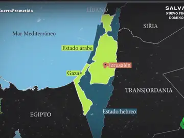 La resolución de la ONU para la creación del Estado de Israel que desembocó en la primera guerra árabe - israelí