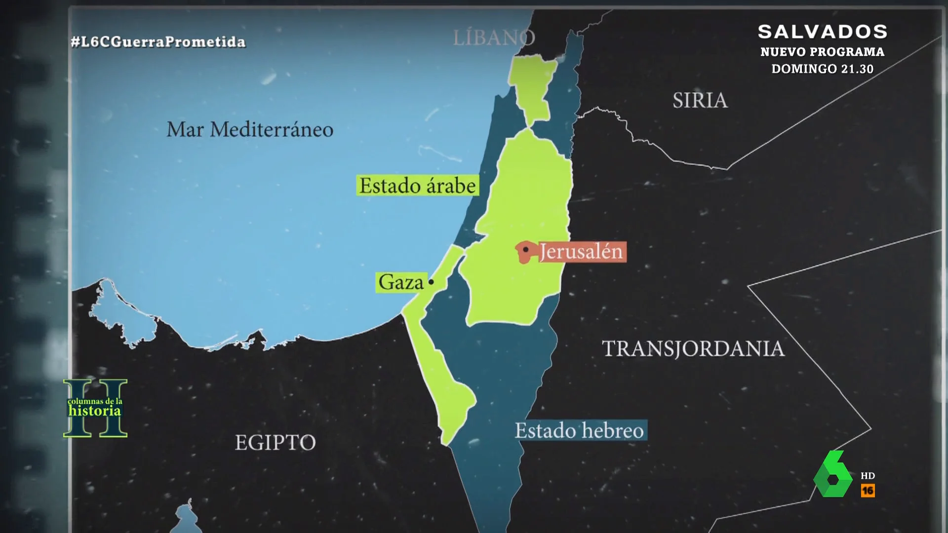 En este vídeo, laSexta Columna analiza la resolución de la ONU de 1947 para la creación del Estado de Israel en territorio de Palestina y cómo esto supuso el origen del enfrentamiento entre israelíes y el mundo árabe que se remonta hasta nuestros días.