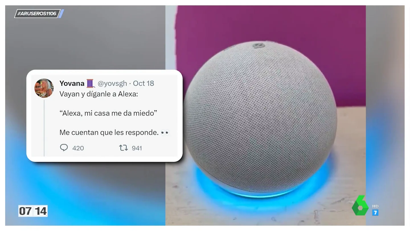 "Alexa, mi casa me da miedo": la versión Halloween de Alexa aterroriza a los internautas "Alexa, mi casa me da miedo": la versión Halloween de Alexa aterroriza a los internautas